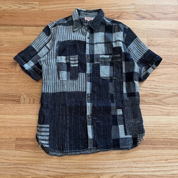 Sugar Cane & Co. SC37939 Fiction and Romance 7oz Boro Work Shirt Small - Picture 1 of 13